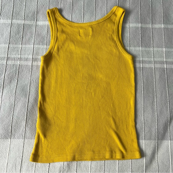 HARLEY DAVIDSON Milwaukee Local's Slim Ribbed Tank Top - RoadwaY Yellow - Picture 3 of 8